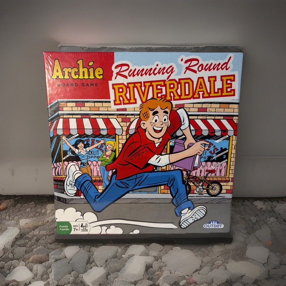 ARCHIE BOARD GAME, RUNNING 'ROUND RIVERDALE, SEALED! Ages 7+ Outset